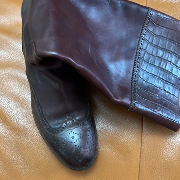 Oxford Tall Boots Moosto Italy Milano , sz 40